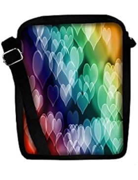 Snoogg , Damen Umhängetasche mehrfarbig multi