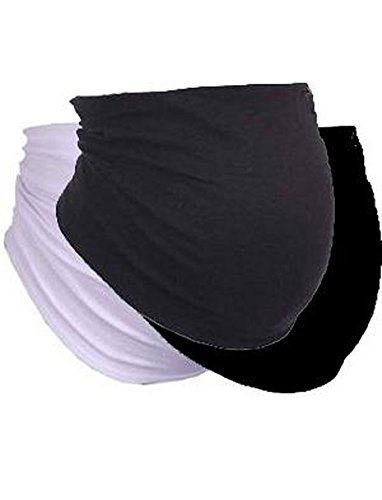 Women's Maternity Belly Nursing Band (Single) (Medium, Black)