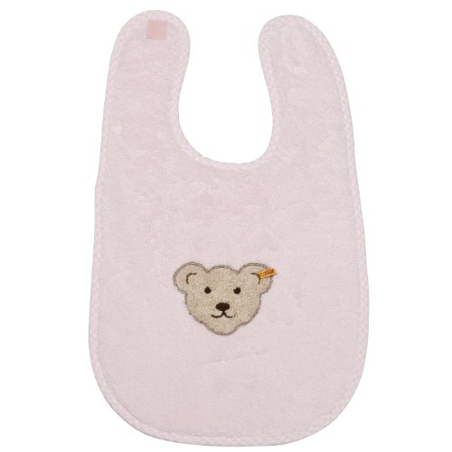 Steiff Unisex Baby 0002918 Latz Neckerchief, Pink (Barely Pink), One Size (Manufacturer size: 00)