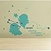 Produktbild popdecals Wandsticker Gemini (Sternbild) Wunderschöne Baum-Wandsticker für Kinder Mädchen Jungen Teenager Kinderzimmer Tapete, Wandmalerei Sticker Wandsticker Kinderzimmer
