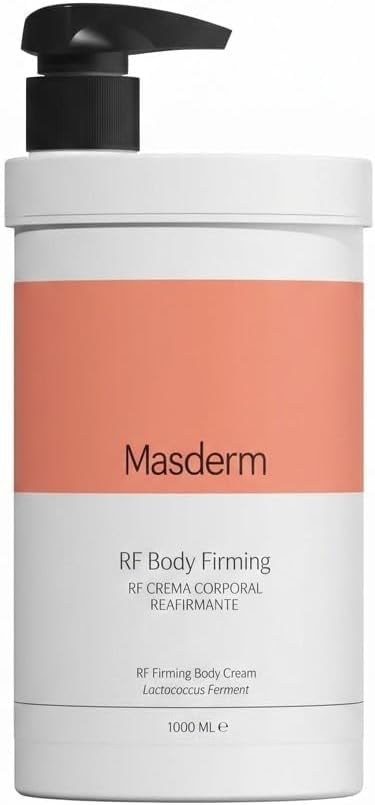 MASDERM - Gel y Crema Corporal Radiofrecuencia Reafirmante Hidratante 1000 ml, Profesional para Mujer, Cavitación y Ultrasonidos con Luz LED