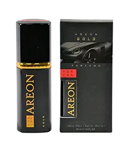 AREON Spice Gold Perfume Car Air Freshener Spray (50 ml)