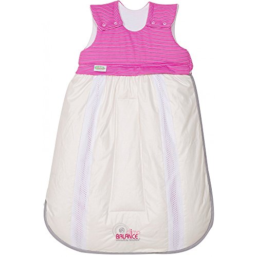 Preisvergleich Produktbild Odenwälder 1271-1973 Gr.70 Schlafsack Clima-Balance Streifen fuchsia