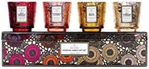 Japonica Pedestal Candle Set