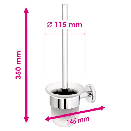 bremermann® Bad-Serie LUCENTE – WC-Garnitur aus verchromtem Edelstahl - 4