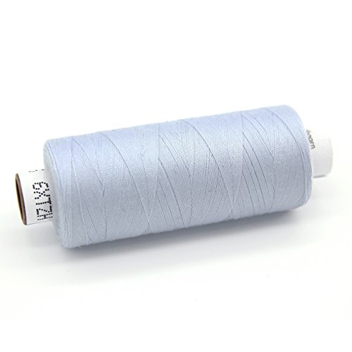 Universal-Nähgarn Troja, 500 m, 100% Polyester, blass graublau
