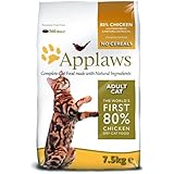 Applaws Katzentrockenfutter mit Hühnchen, 1er Pack (1 x 7.5 kg Packung)