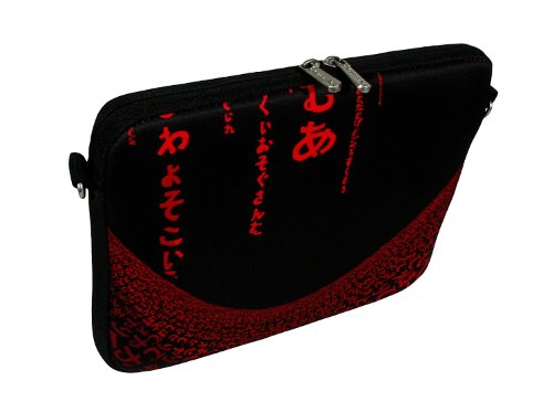 Digittrade LS109-17 Red Matrix Designer Schutzh  lle f  r Laptops und Notebooks mit einer Bildschirmdiagonale von 43 9 cm  17 3 Zoll  rot-schwarz