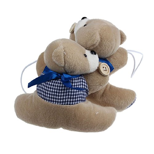 Culater® 1 Paar Bär Winnie Karikatur Vorhang Raffhalter Schnalle Spannhaken Verschluss Curtain Tieback (grau) - 3