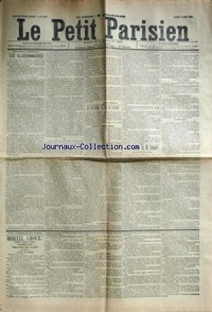 PETIT PARISIEN (LE) [No 5701] du 06/06/1892 - LES ILLUSIONNISTES LE CONCOURS DE TIR DE SATORY LE VOYAGE DE M. CARNOT MORTEL AMOUR ! francais