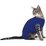 Einfach Haustiere online - Katzen-Wiederaufnahmen-Klage, Katzen-Weste und medizinisches Haustier-Hemd | Nachchirurgie Schutz | Kleine Größe