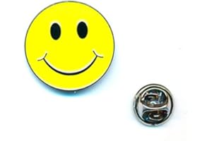 HEGIBAER Lachgesicht 3D Metall Button Badge Edel Brosche Pin Anstecker 0942