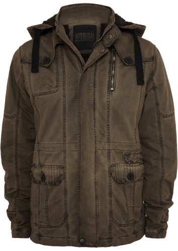 URBAN CLASSICS Herren Winter Parka TB571 olive M