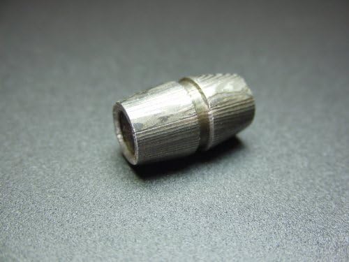 Grindworx DA06 Damascus Steel Grooved Barrel Bead 0.40W x 0.50H by Grindworx