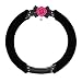 Produktbild Autodekoration QLL Auto Lenkradabdeckung, Cute Fashion Camellia Diamond Plüsch Lenkradbezug , A