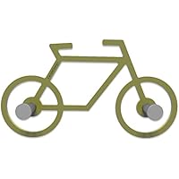 CalleaDesign - Appendiabiti Bicicletta, Colore: Verde Oliva