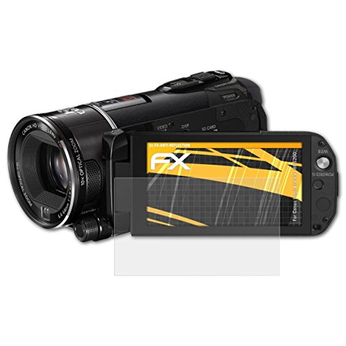 atFoliX Protecteur d   cran pour Canon Legria  Vixia  HF S200 Film Protection d   cran - 3 x FX-Antireflex anti-reflet Film Protecteur