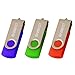 Produktbild 3 16 GB Disk USB 2.0 Flash Drive Memory Stick, einklappbar mit Drehgelenk & # xff08; Orange Grün Violett & # xff09;