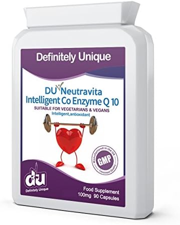 DU Neutravita Intelligent Co-Enzyme Q10 (CoQ10) 100mg 90 Capsules - Naturally Fermented Trans Form for High Absorption - UK Manufactured GMP QA - Supports Energy Production, Healthy Heart Function
