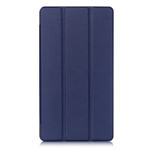 Lenovo Tab 3 7 Plus Hülle, WindTeco Ultra Dünn Smart PU Leder Hülle Ständer Shell Cover Schutzhülle Etui Tasche für Lenovo Tab3 7 Plus (Lenovo TB-7703F / TB-7703X) 7.0 Zoll Tablet 2016 Release - 3