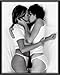Produktbild Poster mit Rahmen 40 x 50 cm, Schwarz - The Kiss - two females - Mini gerahmt - Antireflex Acrylglas