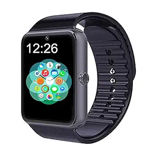 Drumstone GT08 Smart Watch Phone 100H Standby Time Support SIM Card Bluetooth Smartwatch with Camera Music Play for All Mens/Womens (3 Year Warranty)