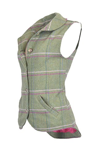 Walker & Hawkes - Veste sans manches Ashby - pour femme - pour la campagne - tweed