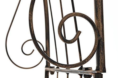 CLP Metall-Rosenbogen AURORA, 2 verschiedene Aufbau Möglichkeiten, pulverbeschichtet, sehr stabil bronze - 7