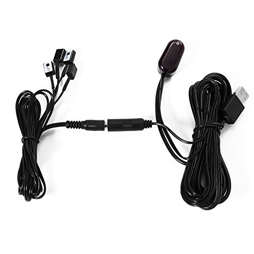Preisvergleich Produktbild XCSOURCE Infrarot Fernbedienung Extender1 Empfänger 4 Emitter IR Repeater Kit AC434