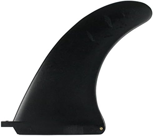 8" Moulded Classic Longboard Box Fin with Plate &amp; Screw Set