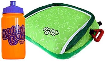 BubbleBum Travel Car Booster Seat - Travel Happy Bundle - Irish Shamrocks