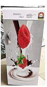 Shree Natraj Industries Flourmek Aata Chakki Automatic Domestic Flour Mill Machine, Atta Chakki, Aata Maker, Ghar Ghanti, Flour Mill for Home Strawberry Design (5kg)