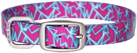 Koa Collar Shattered Manic Collar, Large, Magenta