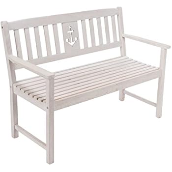 Amazon.de: Gartenbank, Holzbank, Eukalyptusbank mit ausklappbarem Tisch