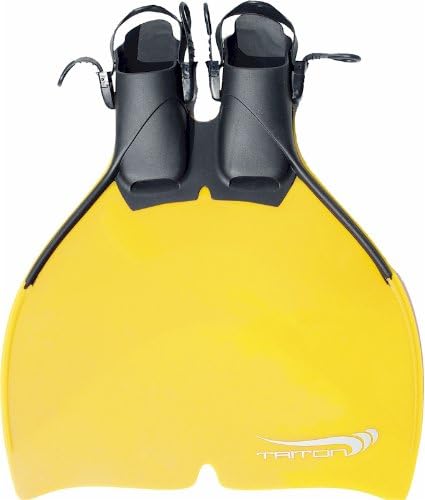 MONOFIN YELLOW SM 1 - 4 UK foot size for swimming or freediving by sommap