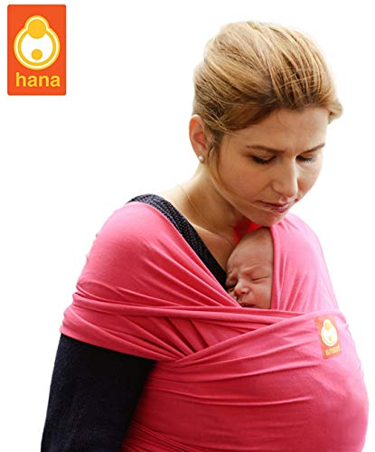 Hana Baby Wrap estándar bambú tejido elástico portabebés (Varios Colores)