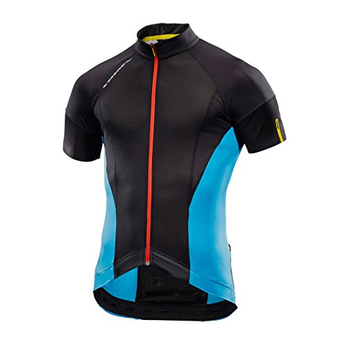 Mavic Cosmic Pro Fahrrad Trikot kurz schwarz/blau 2017