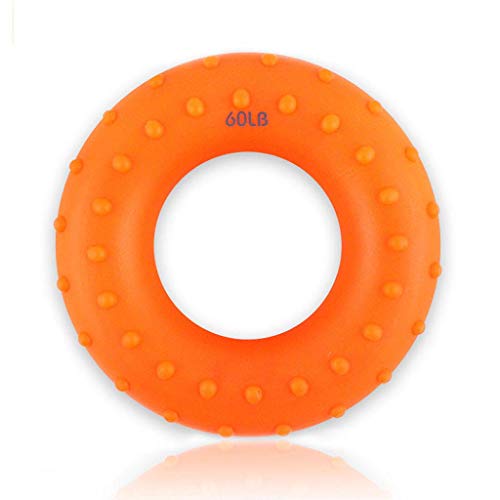 Preisvergleich Produktbild XUDONG Grip, Grip Ring Ball Damen Rehabilitationsgeräte Berufsausbildung Fingermassage Kinder Herren Gummiring (Farbe: Orange),Orange