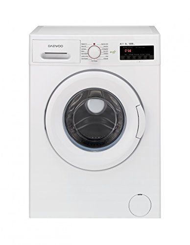 Daewoo DWD-FV5241 Independiente Carga frontal 8kg 1200RPM A+++ Blanco - Lavadora (Independiente, Carga frontal, Blanco, Izquierda, LED, Naranja)