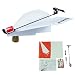 Education Toy,Fortan Power up electric paper plane airplane conversion kit fashion educational toys