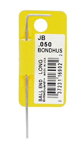 BondhusBL0.050B BRITEGUARD BALLEND HEX Key, 0.050", 16902