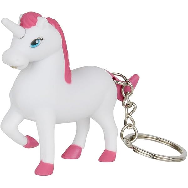 Porte-clé Licorne Avec Arc-en-ciel Et Pâquerettes - Breloque De Sac Fantaisie Pour Femmes, Filles - Cadeau Mignon Pour Adolescentes - Décoratif Et Symbolique