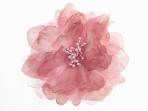 Glitz4Girlz Dusky Pink Large Shimmer Flower Clip