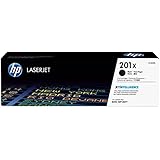HP 201X (CF400X) Schwarz Original Toner mit hoher Reichweite für HP Color Laserjet Pro M252, M274n, M277