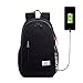 Produktbild YX Männer und Frauen Jugend Schulrucksack Student Bag Abend Handtasche Einfache Nette Stadt Strand Elegante College Bag Camping Abenteuer Lehrer Tasche Einfarbig Cargo Rucksack