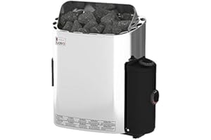 SAWO SCANDIA Elektrische Saunaofen, Leistungsbereich: 4,5 kW; 6,0 kW; 8,0 kW; 9,0 kW; mit integrierte Steuerung (NB-Modell); Multispannung: entweder Einphasig oder 3-Phasig;
