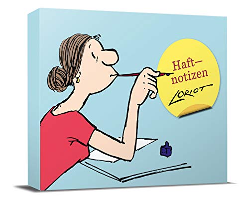 Preisvergleich Produktbild Loriot Haftnotizen - Für die Dame: Notizzettel-Box
