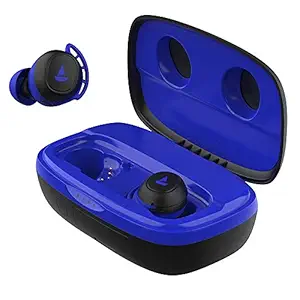 (Renewed) Boat Airdopes 441 Pro TWS Ear-Buds with IWP Technology, Up to 150H Playback with Case, Power Bank Function, IPX7 Water Resistance, Super Touch Controls, Secure Sports Fit & Type-C Port (Sporty Blue)