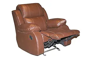 Innovate Recliner & Sofa India Style 205 Single Seater Recliner (Matt Finish, Brown)