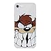 Price comparison product image iPhone 5/5s Looney Tunes Silicone Case / Gel Cover for Apple iPhone 5s 5 SE / Screen Protector & Cloth / iCHOOSE / Tasmanian Devil
